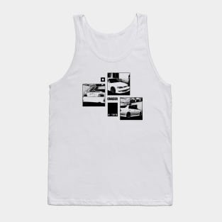 TOYOTA CHASER JZX100 Black 'N White Archive Tank Top